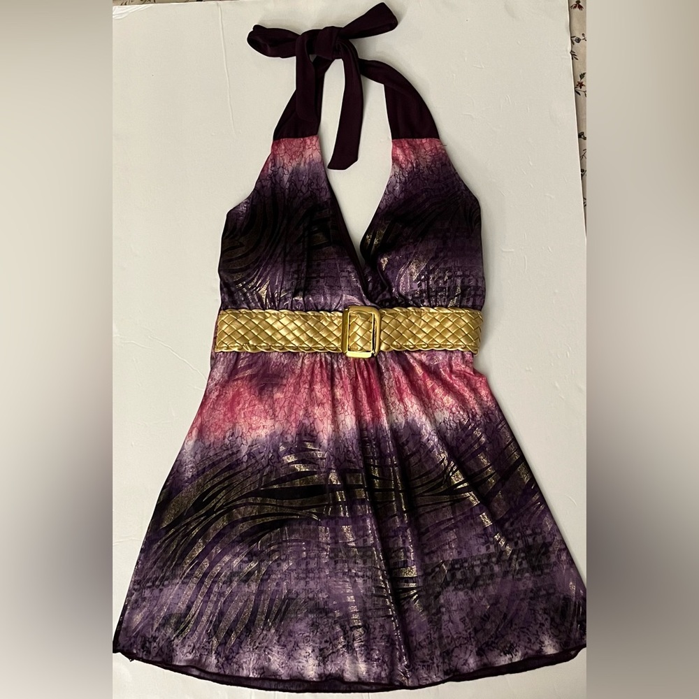 Stretch halter top